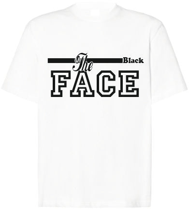 T-shirt the black face